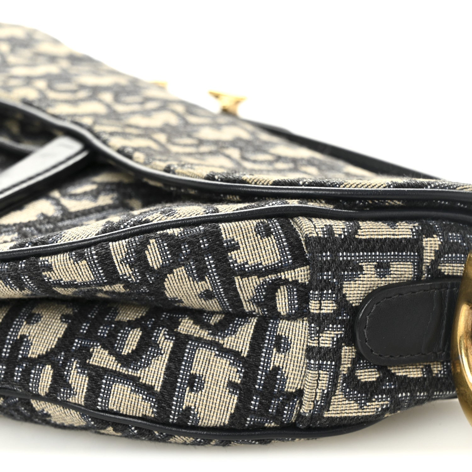 Oblique Saddle Bag Blue