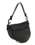 Ultra Matte Calfskin Saddle Bag Black