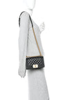 Caviar Quilted Small Boy Flap Black