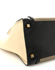 Smooth Calfskin Mini Tri-Color Luggage Grey
