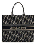 Oblique Large Book Tote Blue Multicolor