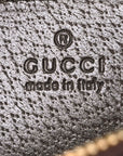 GG Supreme Monogram Textured Dollar Calfskin Web Small Ophidia Dome Shoulder Bag Beige Ebony New Acero