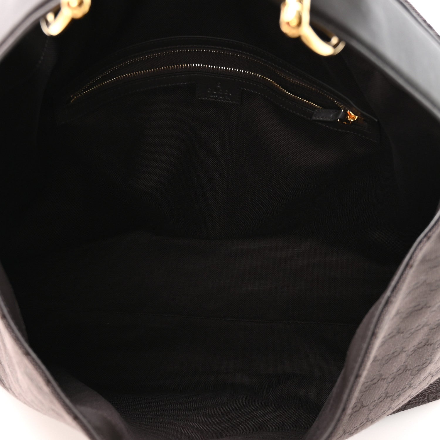 GG Supreme Monogram Large Beatrix Tote Dark Brown