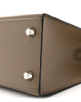Epsom Tri-Color Kelly Sellier 25 Etoupe Alezan Biscuit