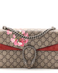 GG Supreme Monogram Blooms Small Dionysus Shoulder Bag Beige Multicolor Dry Rose