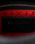 Lambskin Cannage Mini Lady D1OR Black