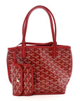 Goyardine Reversible Mini Anjou Red