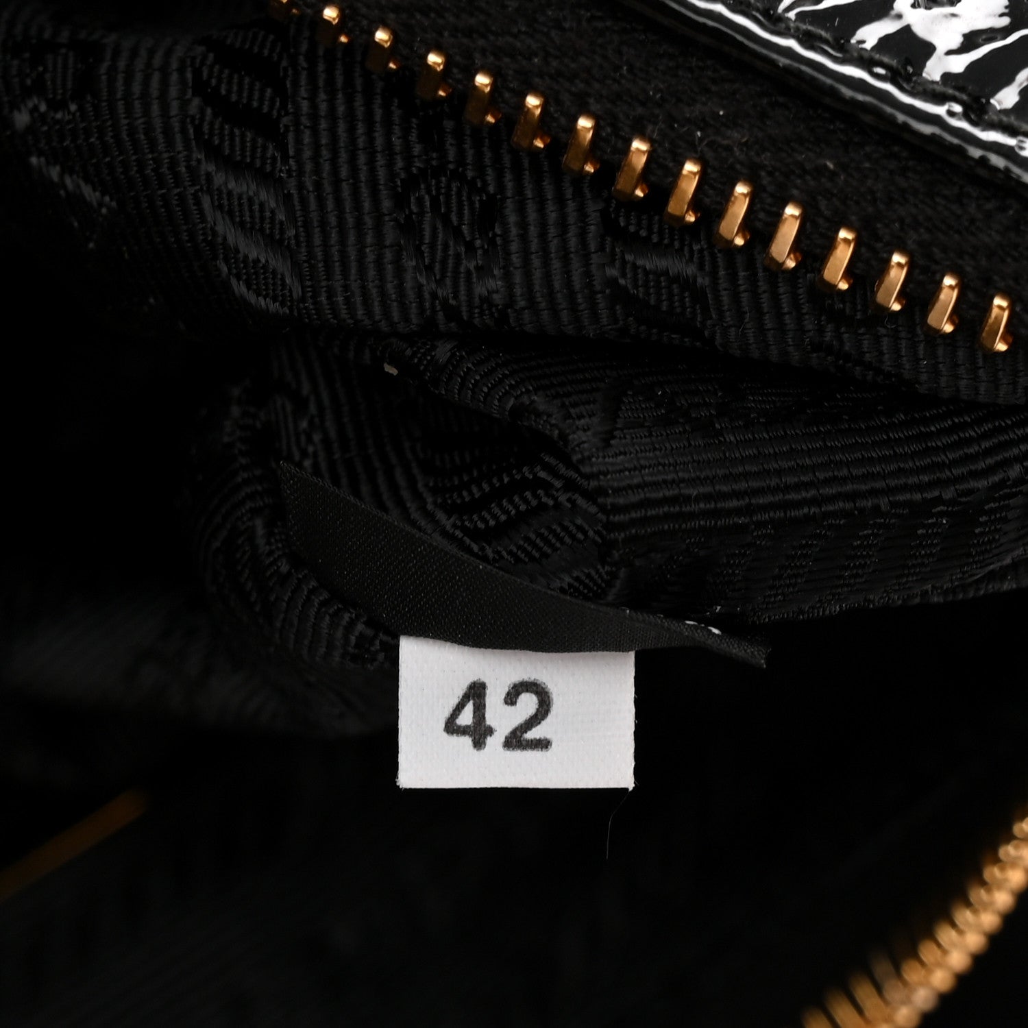 Patent Naplak Re-Edition 2005 Shoulder Bag With Charm Black