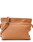 Calfskin Mini Flamenco Knot Clutch Warm Desert