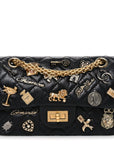 Aged Calfskin Lucky Charms 2.55 Reissue 224 Flap Black