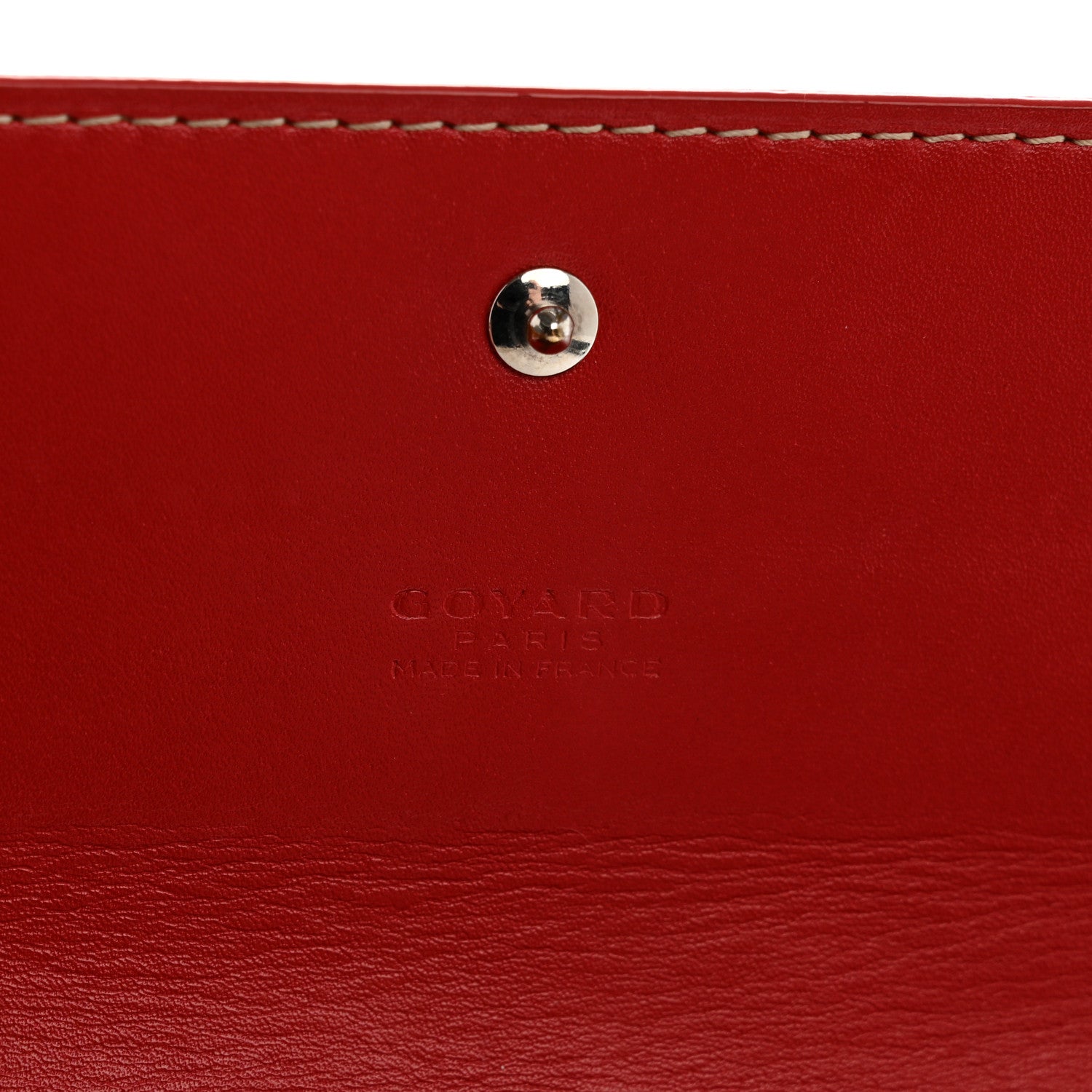 Goyardine Varenne Long Wallet Red