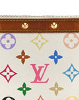Monogram Multicolor Pochette Accessories White