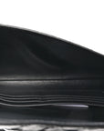 Nappa Intrecciato Long Andiamo Top Handle Clutch Black