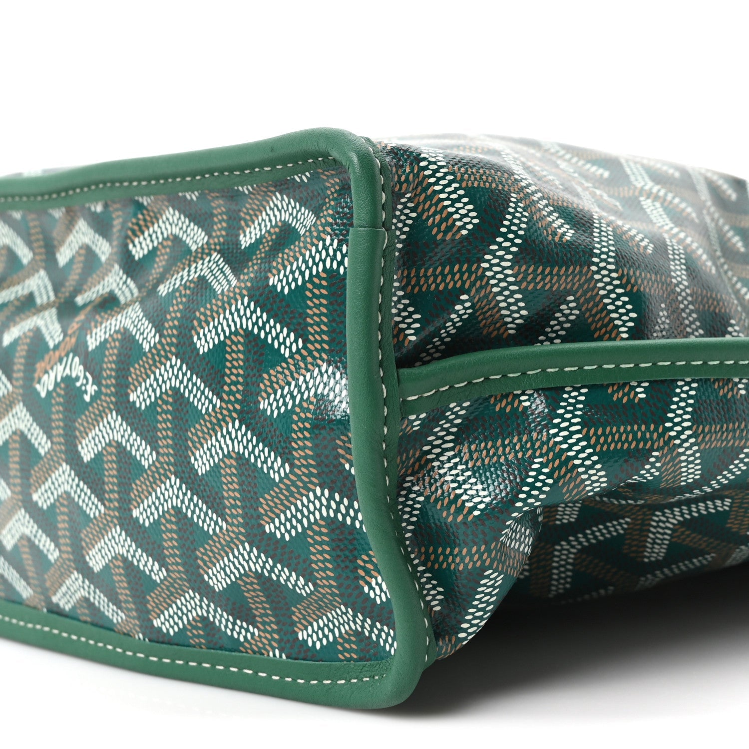 Goyardine Reversible Mini Anjou Green