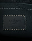 Monogram Washed Denim Keepall Bandouliere 25