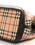Haymarket Check Medium Golderton Tote Chocolate