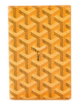 Goyardine Passport Wallet Yellow