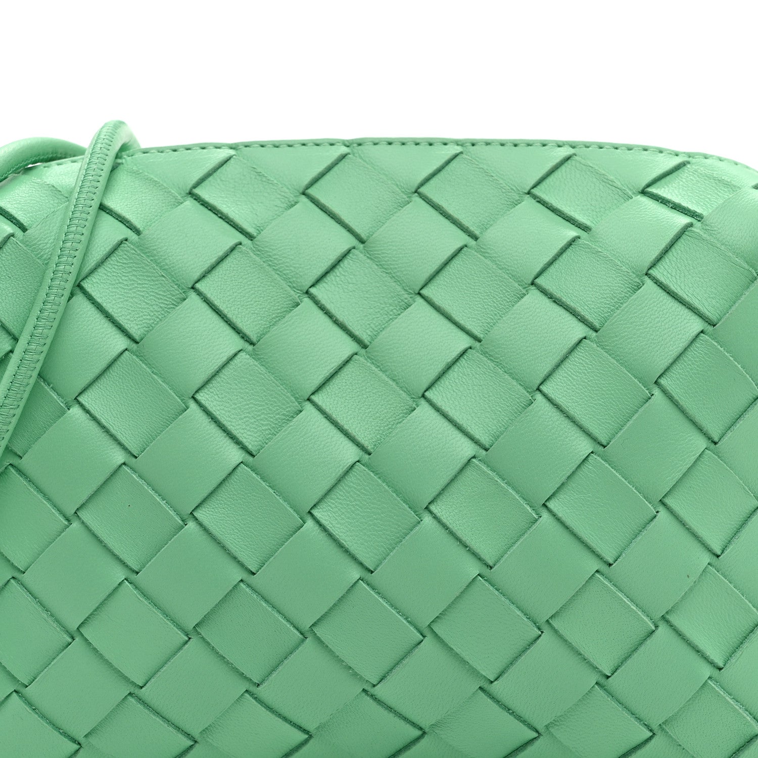 Nappa Intrecciato Mini Loop Camera Bag Fountain