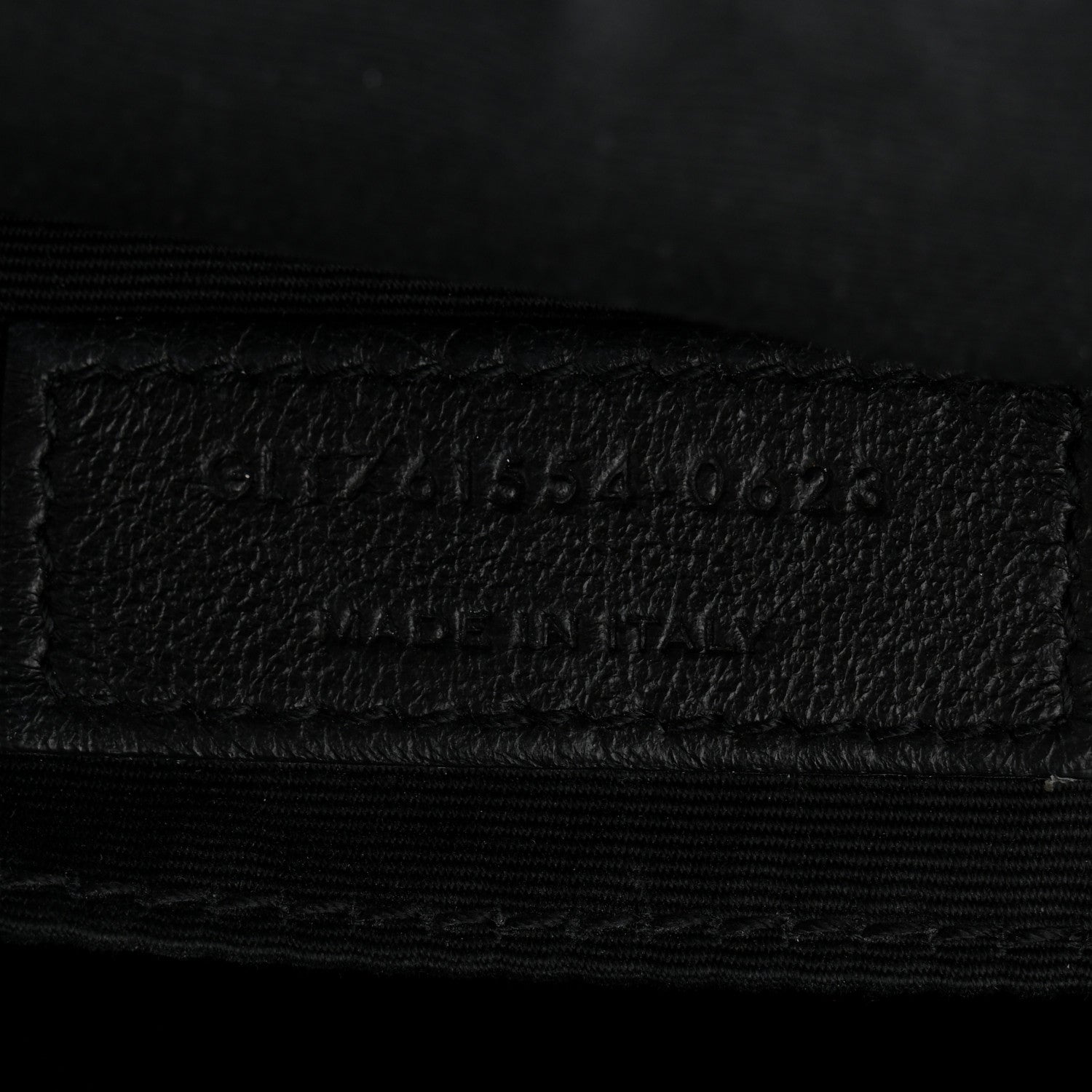 Calfskin Matelasse Monogram Monochrome Lou Camera Bag Black