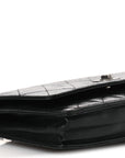 Aged Calfskin Quilted Reissue Wallet On Chain WOC Black