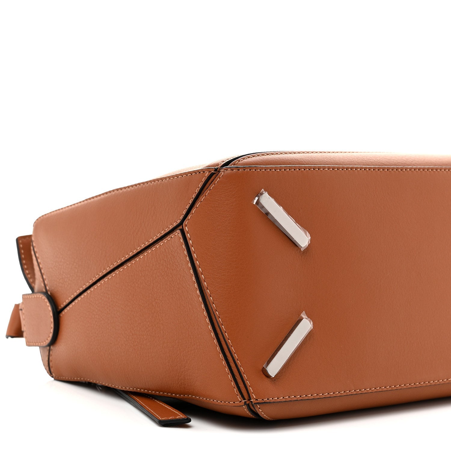 Calfskin Medium Puzzle Bag Tan