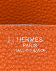 Togo Horseshoe Birkin 35 Orange Gris Perle