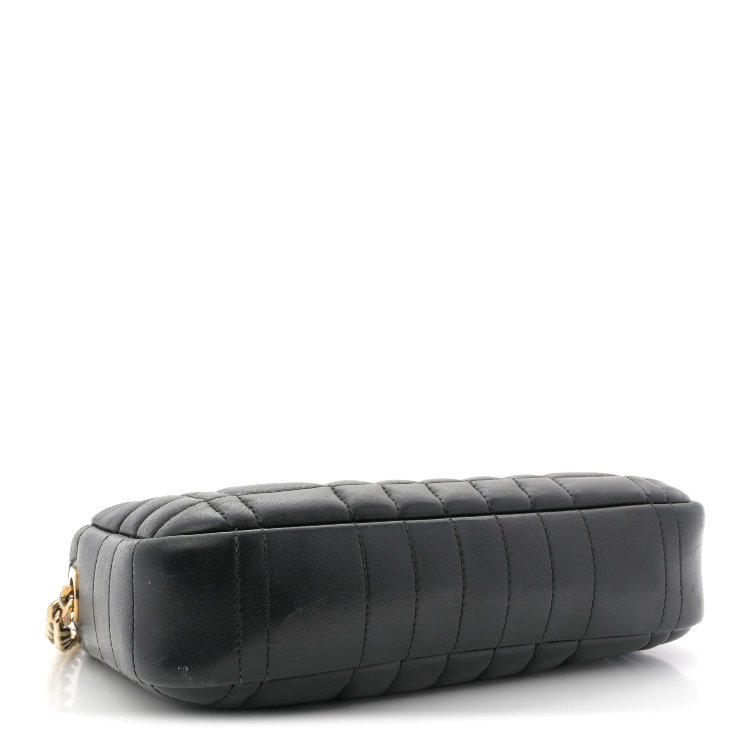 Lambskin Quilted Small Lola Camera Bag Black