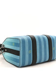 Damier Striped City Keepall Gradient Blue