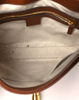 New Denim GG Monogram Calfskin Small Jackie 1961 Hobo Blue Tea Cuir