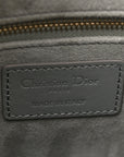 Ultra Matte Calfskin Cannage Medium Lady D1OR Grey Stone
