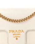 Saffiano Flap Shoulder Bag Talco