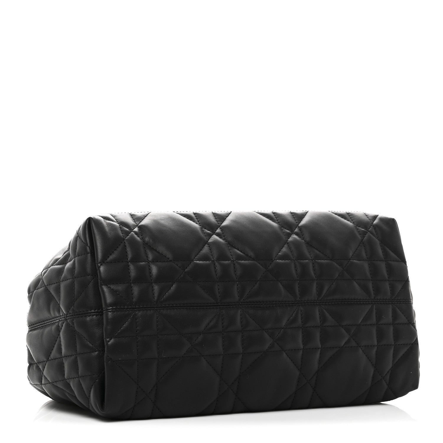 Calfskin Macrocannage Medium Toujours Black