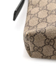 GG Supreme Monogram Web Messenger Bag Black