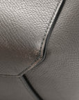 Grained Calfskin Micro Belt Bag Grey