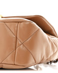 Lambskin Quilted Medium CHNL 19 Flap Brown