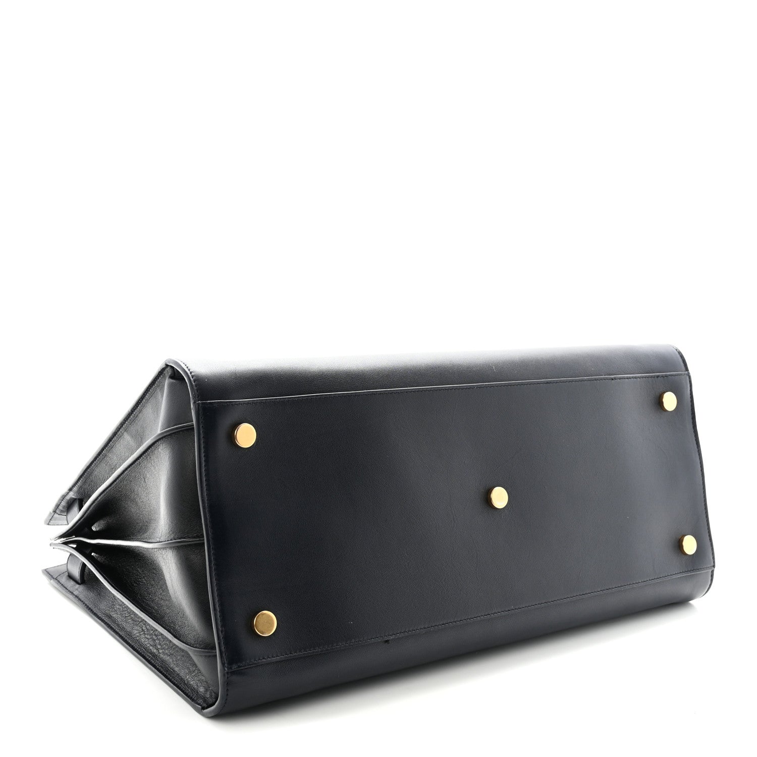 Calfskin Large Sac de Jour Carryall Navy Blue