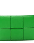 Nappa Maxi Intrecciato Card Holder Parakeet