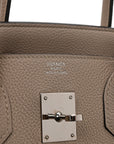 Togo Birkin 30 Gris Tourterelle