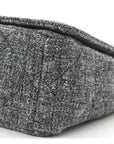 Tweed Macrocannage Medium Caro Bag Black