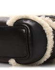 Calfskin Shearling Bang Bang Vanity Case Light Brown Teddy