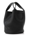 Taurillon Clemence Swift In-The-Loop 18 Bag Black