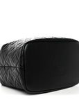 Lambskin Quilted Large Perfect Meeting Hobo Black