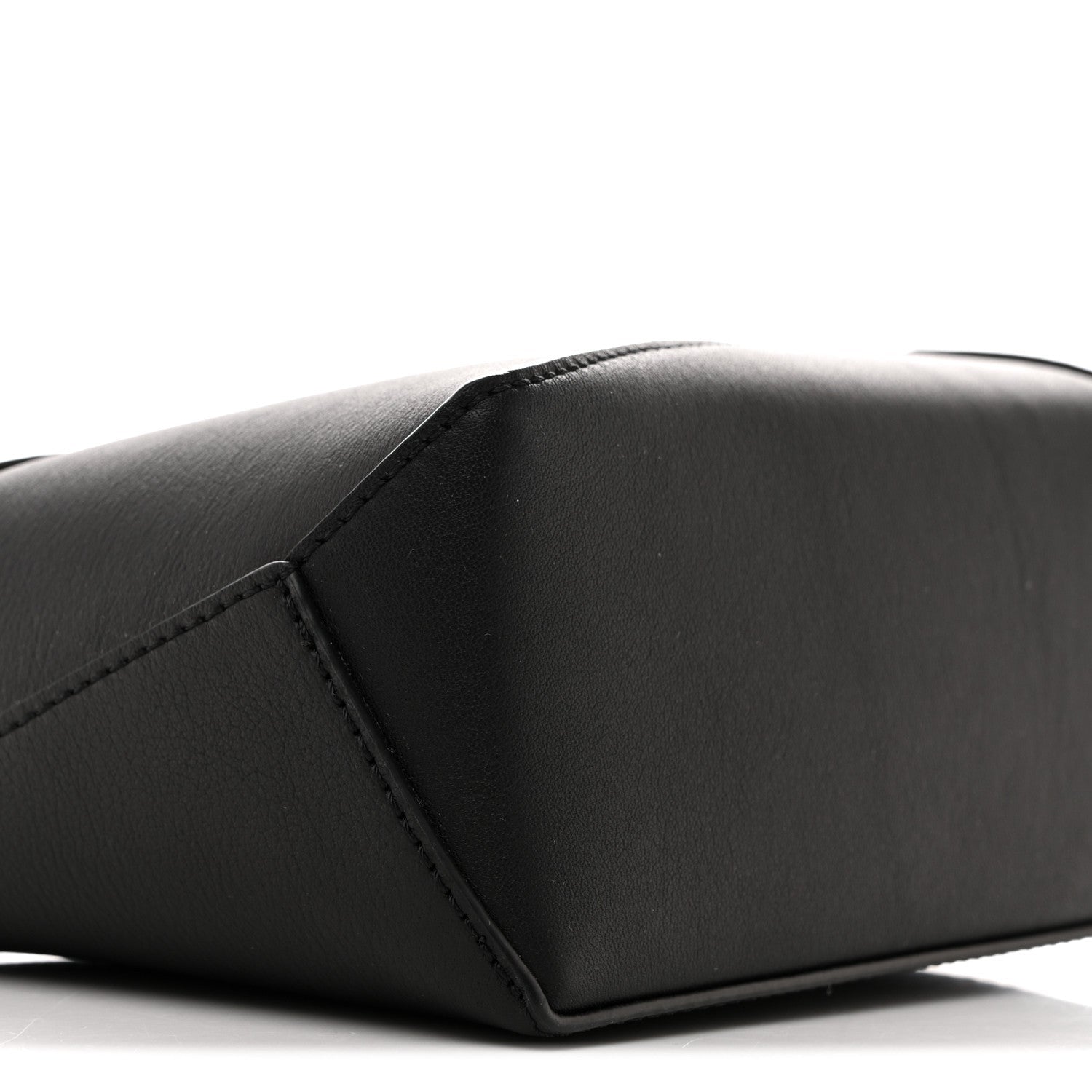 Calfskin Mini Puzzle Edge Bag Black