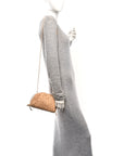 Nappa Intrecciato The Mini Pouch Almond