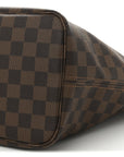 Damier Ebene Neo Neverfull MM Rose Ballerine