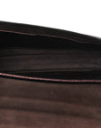 Metallic Calfskin J'AD1OR Chain Flap Bag Noisette