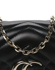 Lambskin Matelasse Mini GG Marmont Shoulder Bag Black