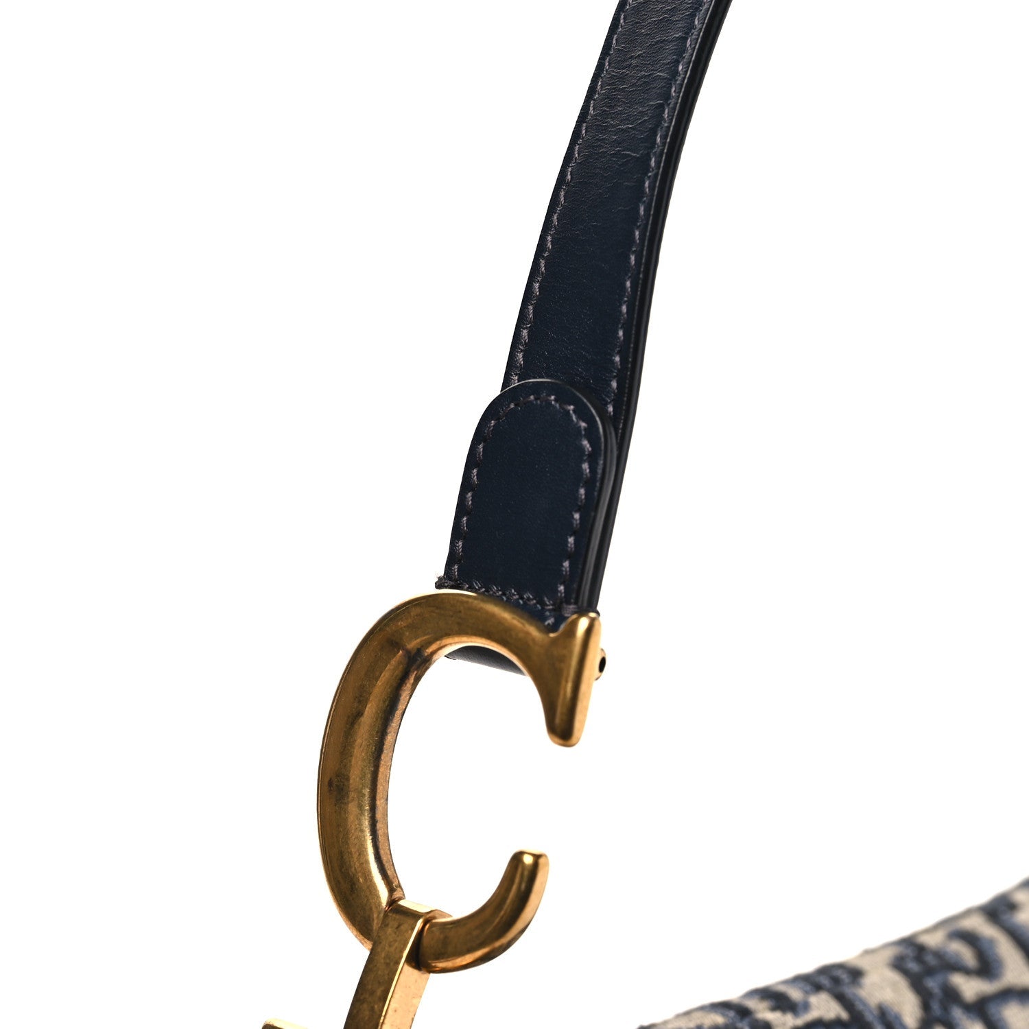 Oblique Saddle Bag Blue