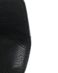 Grained Calfskin Bee Star Small Padlock Shoulder Bag Black