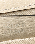 Textured Calfskin Crystal Mini Dionysus Shoulder Bag Mystic White